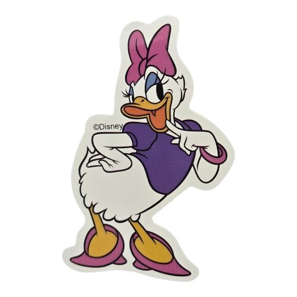 Daisy Duck Sticker Decal Self-Adhesive Laptop Water Bottle Disney Friends Retro - Picture 3 of 3
